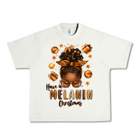 Pistachio have a melanin christmas afro messy bun Urban Heavy Tee - texasbilliewilder