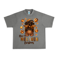 Tornado have a melanin christmas afro messy bun Urban Heavy Tee - texasbilliewilder