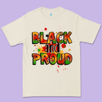 Black And Proud Premium Tee Designed By Lillyallendesigns