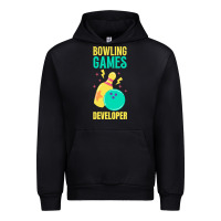 Black Bowling Games Developer Urban Hoodie - lanVoArt