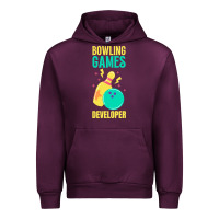 Mauve Wine Bowling Games Developer Urban Hoodie - lanVoArt