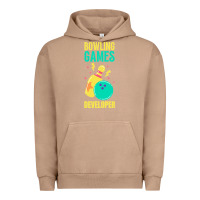 Pigment Burro Bowling Games Developer Urban Hoodie - lanVoArt