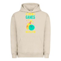 Pigment French Oak Bowling Games Developer Urban Hoodie - lanVoArt