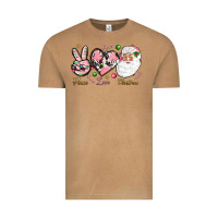 Vintage Camel Peace love pink Christmas Vintage Tee - NancyCooperArtShop