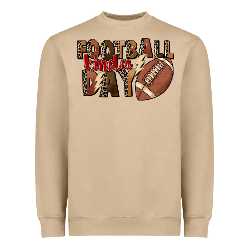 Football Kinda Day Heavyweight Sweatshirt by FaDigitalArtStudio | Teevron