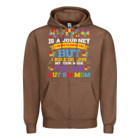 Chestnut lil autism mom Zipper Hoodie - CowhideDigitalArt