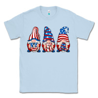 Dusty Blue usa fourth of july gnomes Classic Tee - RanaPortraitStore