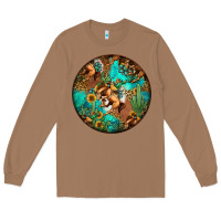 Toasted Coconut western pattern circle Long Sleeve Tee - Jasminsmagicworld