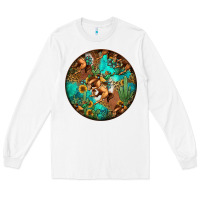 White western pattern circle Long Sleeve Tee - Jasminsmagicworld