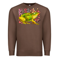 Chestnut kiss me frog Premium Sweatshirt - RacoonDesign