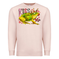 Pale Pink kiss me frog Premium Sweatshirt - RacoonDesign