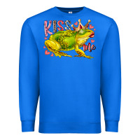 True Royal kiss me frog Premium Sweatshirt - RacoonDesign