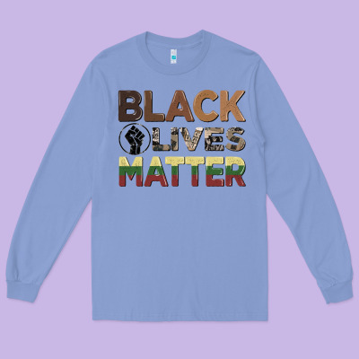 Black Lives Matter Juneteenth Long Sleeve Tee Designed By Cowgirlartshop