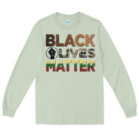 Matcha black lives matter juneteenth Long Sleeve Tee - CowGirlArtShop