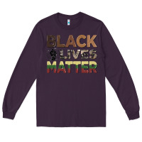 Plum black lives matter juneteenth Long Sleeve Tee - CowGirlArtShop