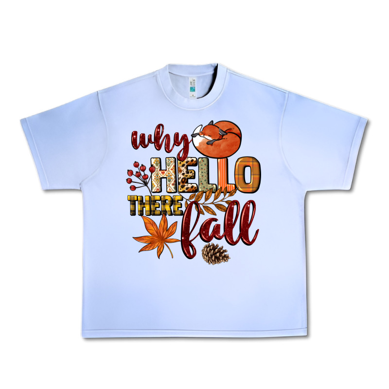 Why Hello There Fall Urban Heavy Tee by NancyCooperArtShop | Teevron