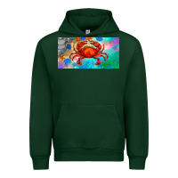 Forest Green crab license plate Urban Hoodie - BarkalooDesign