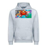 Heather Grey crab license plate Urban Hoodie - BarkalooDesign