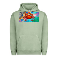Pigment Oil Green crab license plate Urban Hoodie - BarkalooDesign