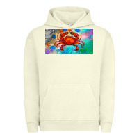 Pigment Pistachio crab license plate Urban Hoodie - BarkalooDesign