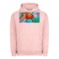 Pigment Salmon crab license plate Urban Hoodie - BarkalooDesign