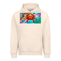 Sandshell crab license plate Urban Hoodie - BarkalooDesign