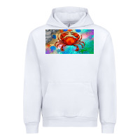 White crab license plate Urban Hoodie - BarkalooDesign
