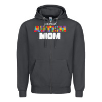 Smoke LIL Autism Mom Zipper Hoodie - CowhideDigitalArt