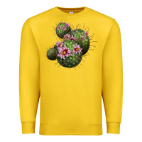 Lemon arizona fishhook cacti Premium Sweatshirt - LillyAllenDesigns