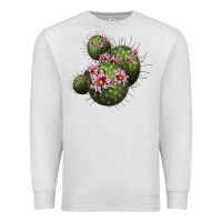 Oatmeal Heather arizona fishhook cacti Premium Sweatshirt - LillyAllenDesigns