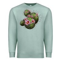 Seafoam arizona fishhook cacti Premium Sweatshirt - LillyAllenDesigns