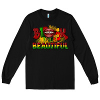 Black black and beautiful Long Sleeve Tee - CowGirlArtShop