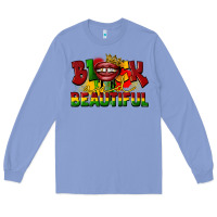 Colony Blue black and beautiful Long Sleeve Tee - CowGirlArtShop