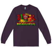 Plum black and beautiful Long Sleeve Tee - CowGirlArtShop