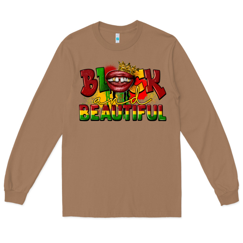 Black And Beautiful Long Sleeve Tee by CowGirlArtShop | Teevron