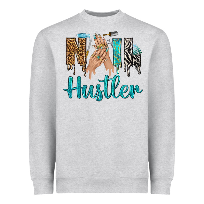 Nail Hustler Bbs Heavyweight Sweatshirt by BundleAndBundleShop | Teevron