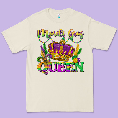 Mardi Gras Queen Premium Tee Designed By Lillyallendesigns