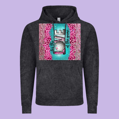 For The Love Of The Game With Volleyball Tumbler Tbs Vintage Hoodie Designed By Tumblerdesignbyshophia