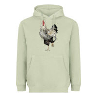 Matcha wyandotte rooster Heavyweight Hoodie - LillyAllenDesigns