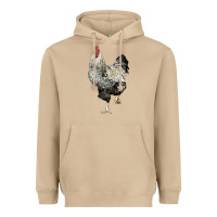 Mushroom wyandotte rooster Heavyweight Hoodie - LillyAllenDesigns