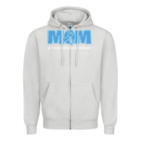 Dove Grey lil autism mom Zipper Hoodie - CowhideDigitalArt