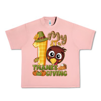 Salmon My 1st Thanksgiving with turkey Urban Heavy Tee - NancyCooperArtShop