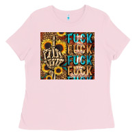 Bubblegum Pink fuck Ladies Tee - LillyAllenDesigns