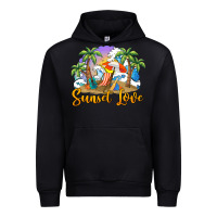 Black sunset love Urban Hoodie - BarkalooDesign