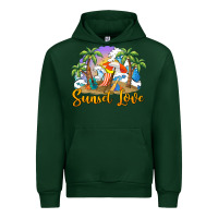 Foreset Green sunset love Urban Hoodie - BarkalooDesign