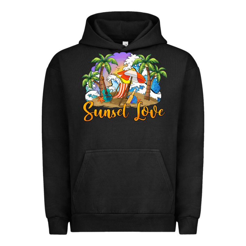 Sunset Love Urban Hoodie by BarkalooDesign | Teevron