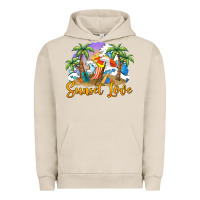 Pigment French Oak sunset love Urban Hoodie - BarkalooDesign