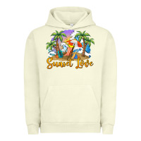 Pigment Pistachio sunset love Urban Hoodie - BarkalooDesign