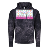 Cloud Black doodle doodle rainbow Vintage Hoodie - TumblerDesignByShophia