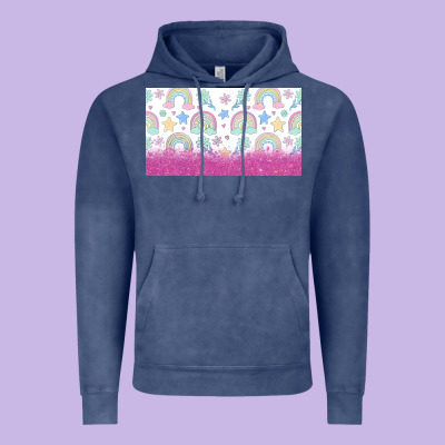 Doodle Doodle Rainbow Vintage Hoodie Designed By Tumblerdesignbyshophia